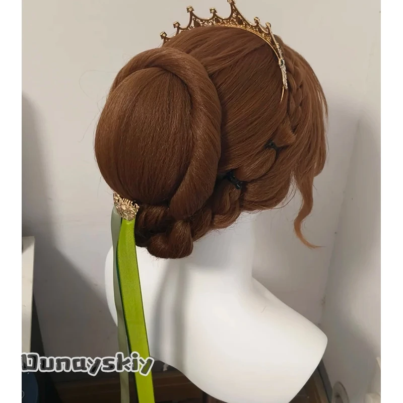 

aBAzOS*/Anime Star Detective Precure! Cosplay Akechi Anna Daily Short Wigs Orange Dumb Hair Kawaii JK Synthetic Hair Halloween