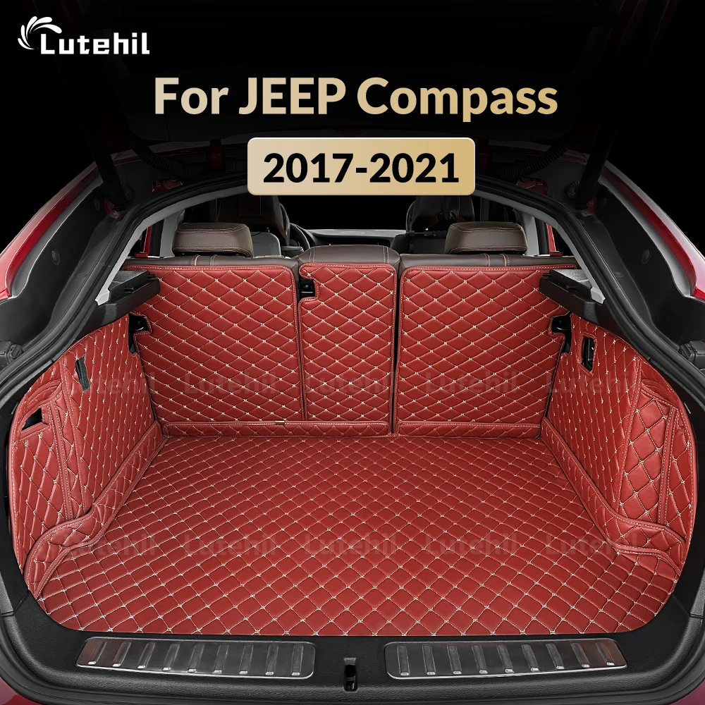 

LUTEHIL For JEEP Compass 2017-2021 20 19 18 Auto Full Coverage Trunk Mat Car Protective Pad Cargo Liner Interior Accessories