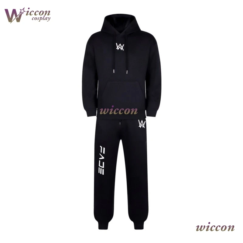 

OHaYo/ Alan Hoody Walker #0 DJ Aw EDM Festival Outfits Fans call Uniforms Top Pants Adults Kids Fullset Ita Clothing Cosplay Cos