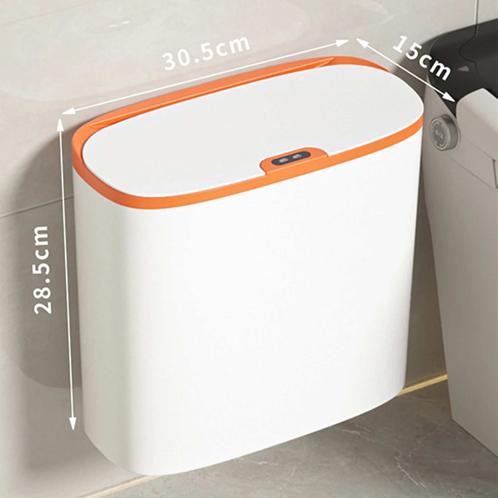 Automatic Garbage Bucket Automatic Kitchen Trash Can Wall Mounted Cabinet Convenient Bedroom Bathroom Accessories