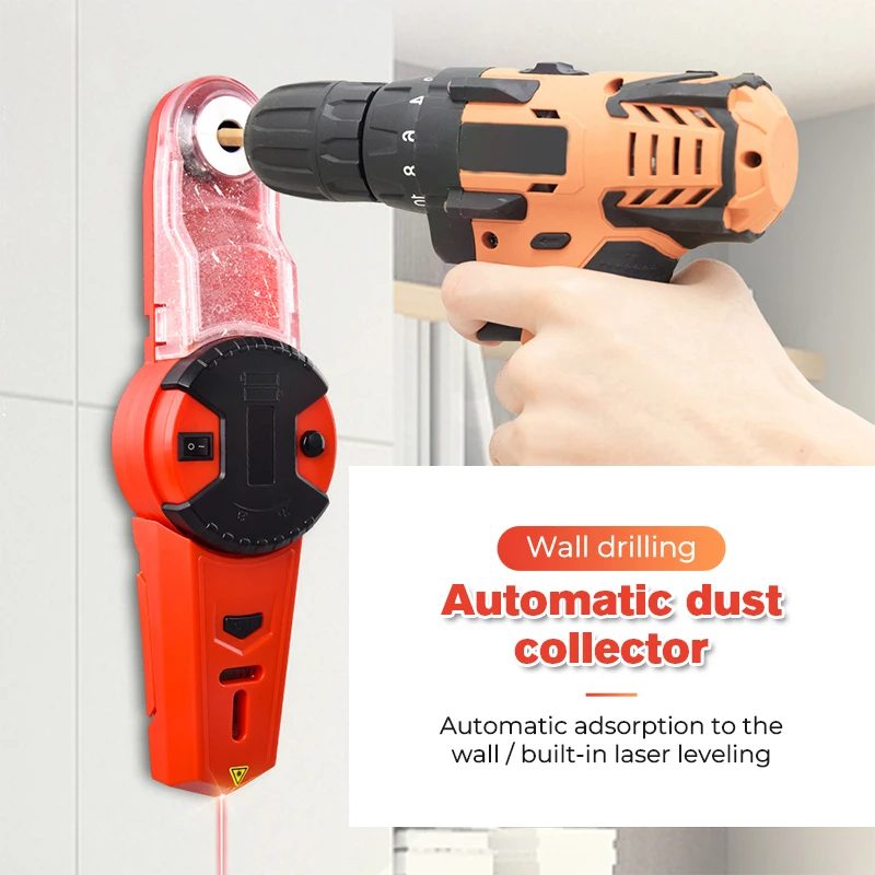 

Dust Collector for Cordless Drill Electric with Level Laser Hammer Screwdriver Dust Removal Universal Tools