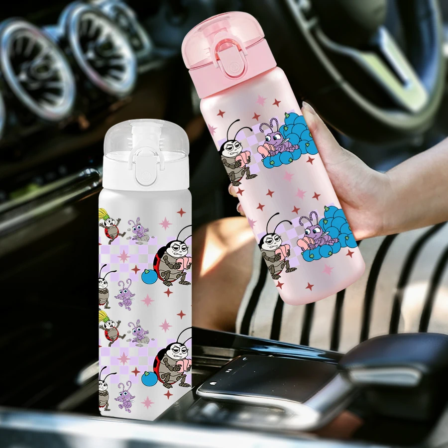 1Pc Disney, Monster Power Company pattern 26oz plastic water bottle, outdoor sports water cup birthday/back to school gift