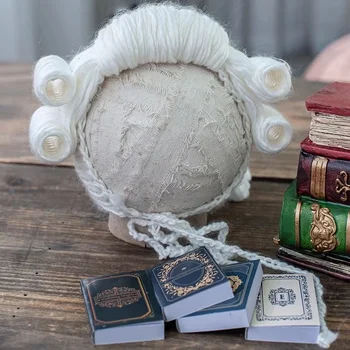 赤ちゃんの写真アクセサリー,裁縫服,ウィッグカバー,ハンマーブック,新生児服,男の子と女の子のコスチューム,ベビーアクセサリー