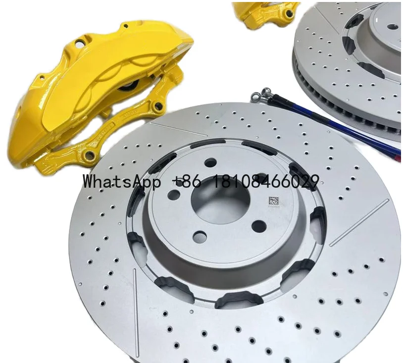 AMG6 Style Big 6 Pot Brake Caliper With 360mm 375mm 390mm Monoblock Disk Kit for Mercedes benz Model