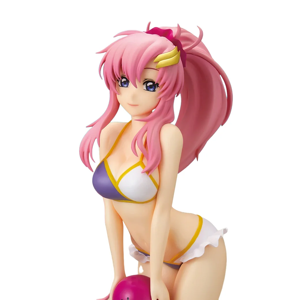 

Original In Stock Bandai Seed Freedom Glitter&glamours Lacus Clyne Swimwear Genuine Banpresto Anime Figure Model Gift About 22Cm