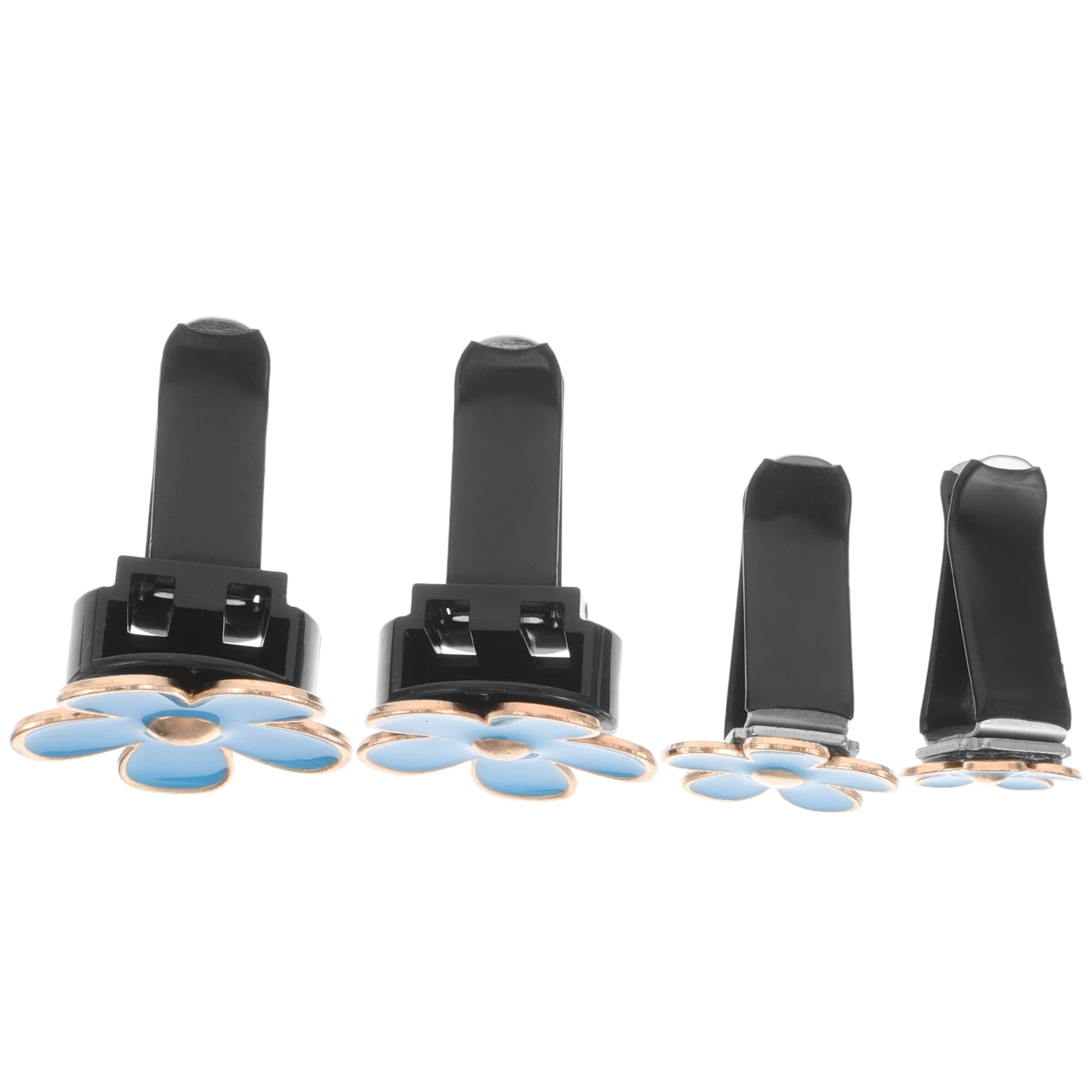 

4pcs Little Perfume Air Freshener Metal Alloy Flower Car Diffuser Daisy Vent Clips Decorative Accessories Car Diffuser