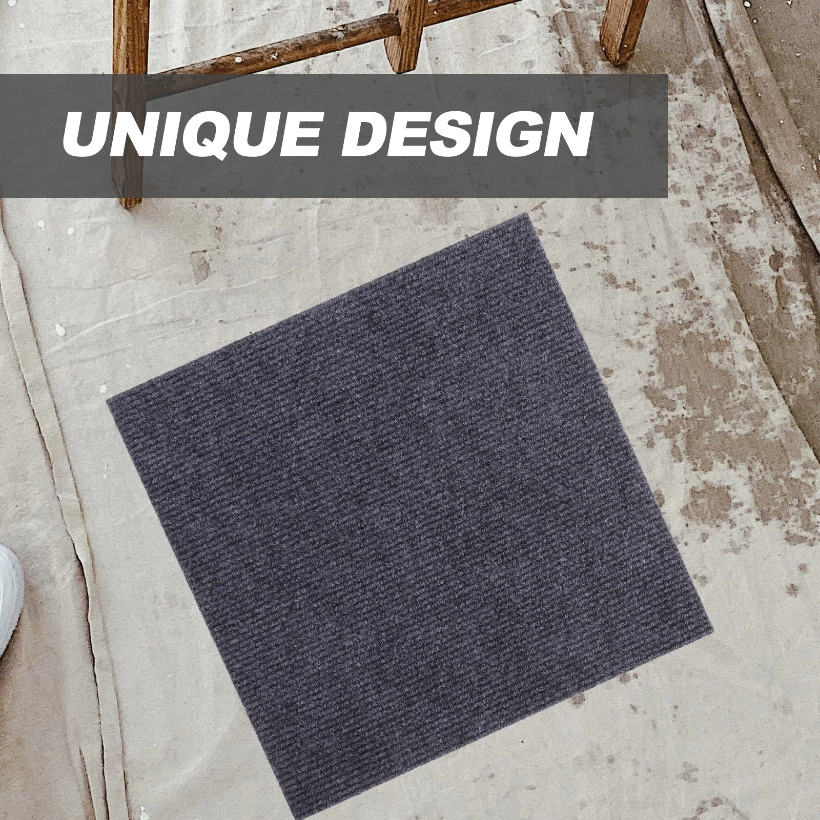 10 قطعة بلاط الأرضيات القشر والعصا المضادة للانزلاق ملصقات الأرضيات ذاتية اللصق القابلة للإزالة بلاط الزخرفية السجاد الأرضيات الآمنة