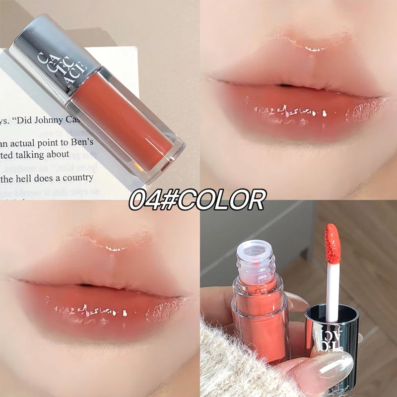 Mirror Watery Lip Gloss Jelly Lip Oil Tinted Hydrating Plumper Moisturizing Lips Glow Makeup Liquid Lipstick Cosmetics Lip Stain