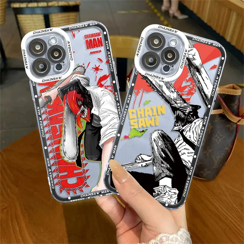 حافظة هاتف لهاتف آيفون 17 برو ماكس 16 15 11 13 14 برو ماكس بلس 17 Air 12 Mini 16E مناشير مان حماية العدسة غطاء شفاف لطيف