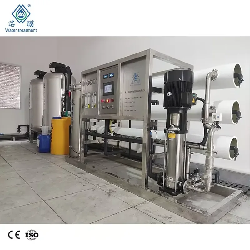 Automatic Industrial Reverse Osmosis Water Treatment Plant PLC Pump 5000L/Hour Water Purifier Filtration System for Drinking