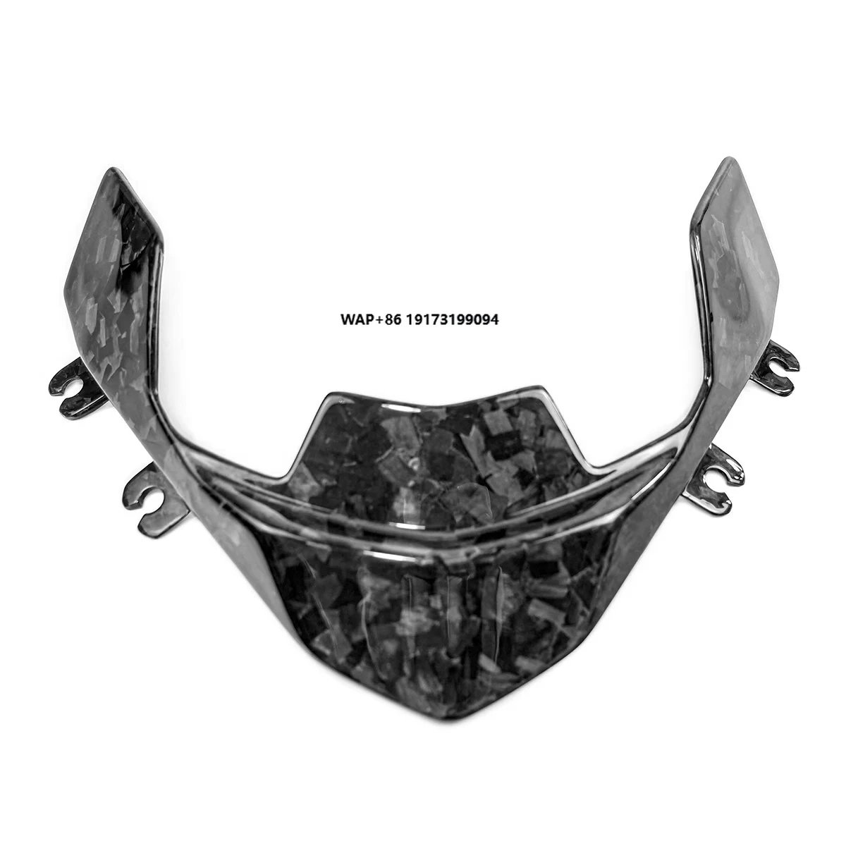 

3K Twill Glossy Carbon Fiber Motorcycle Accessories Front Windscreen Black for S1000xr Models