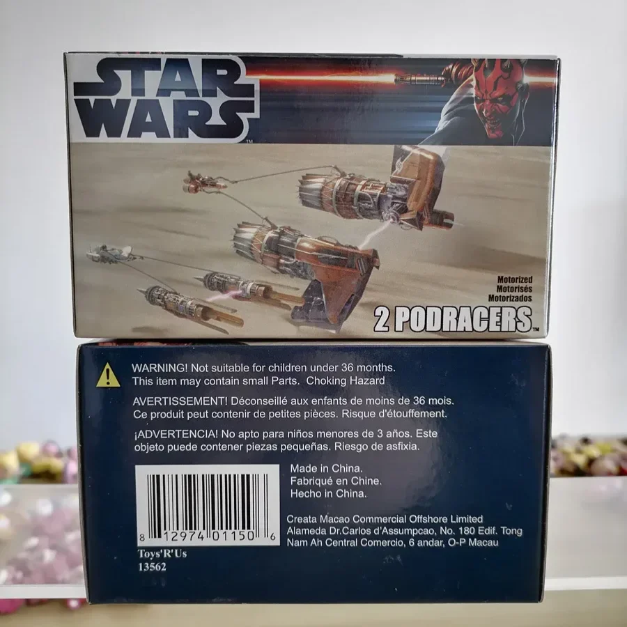 Star Wars Motorized Podracers Figure Pull-back Vehicle Starship Spacecraft Spaceship Model Toy Collection Children Birthday Gift