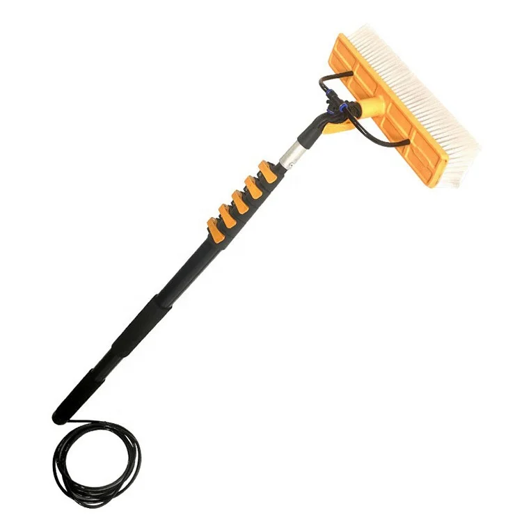 conservatory roof cleaner brush extension pole cleaning window brush water fed extendable telescopic window cleaning pole