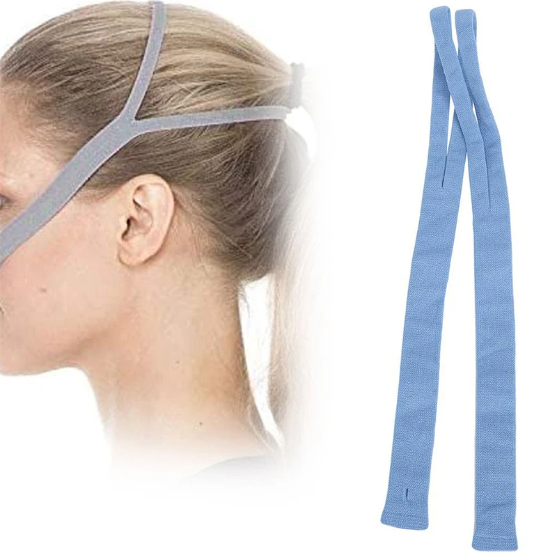 أشرطة قناع CPAP بديلة لغطاء الرأس لوسادة الأنف وأشرطة مرنة للغاية مع مشابك تعديل