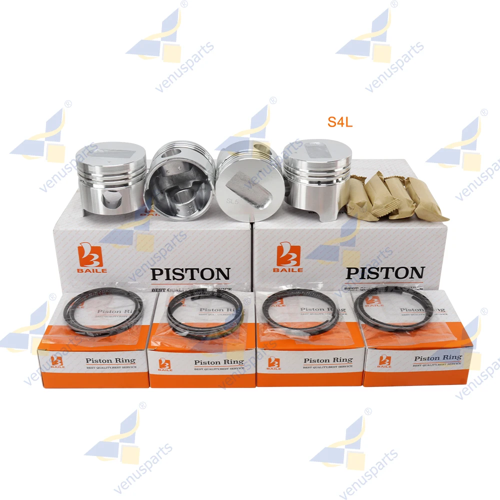 S4L Overhaul Rebuild Kit For Mitsubishi S4L2 Piston With Rings Set 31A17-11100 32A17-07100