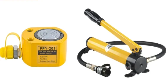 Separate hydraulic jack 20T electric split type ultra-thin short type extended cylinder