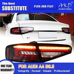 AKD Tail Lamp for Audi A4 B8.5 LED Tail Light 2013-2016 A4 Rear Fog Brake Turn Signal Automotive Accessories
