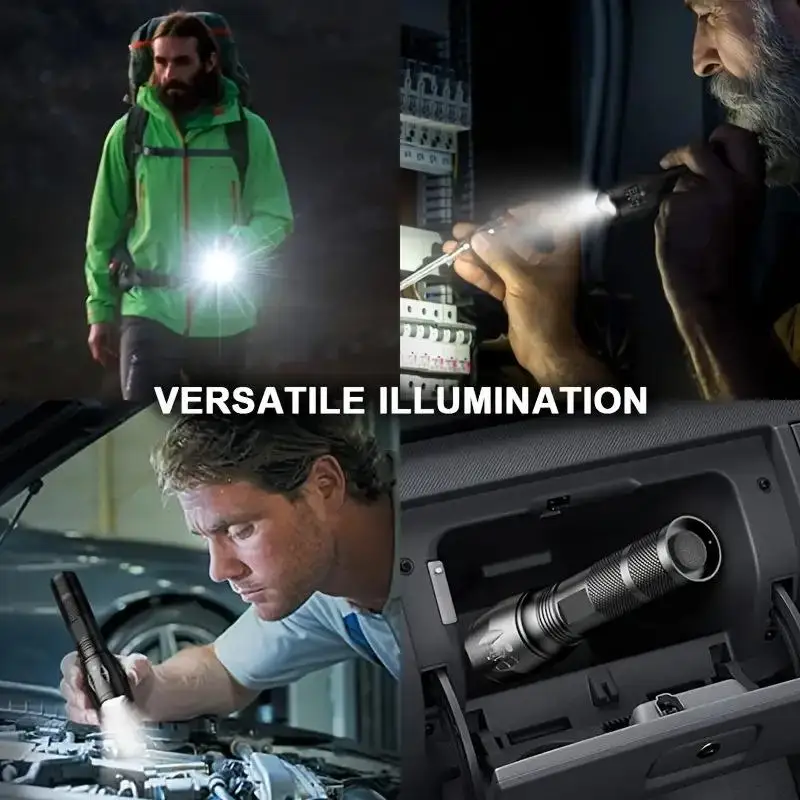 Portable LED light T6 flashlight waterproof torch uses 18650 recharging battery powerful outdoor camping strategy flash