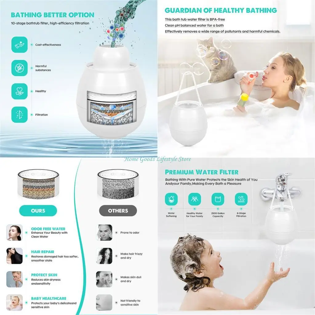 

E74e портативные подвесные ванны фильтр 10 слой фильтрационный фильтр для водного фильтра устойчиво