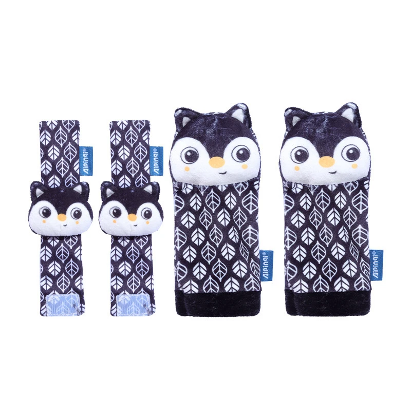 Baby rasselt Spielzeug für 0-12 Monate Babys 4 Stück Säugling Handgelenk rasselt Fuß finder Socken Set Neugeborene weiche Aktivität Geschenk Spielzeug Geschenk