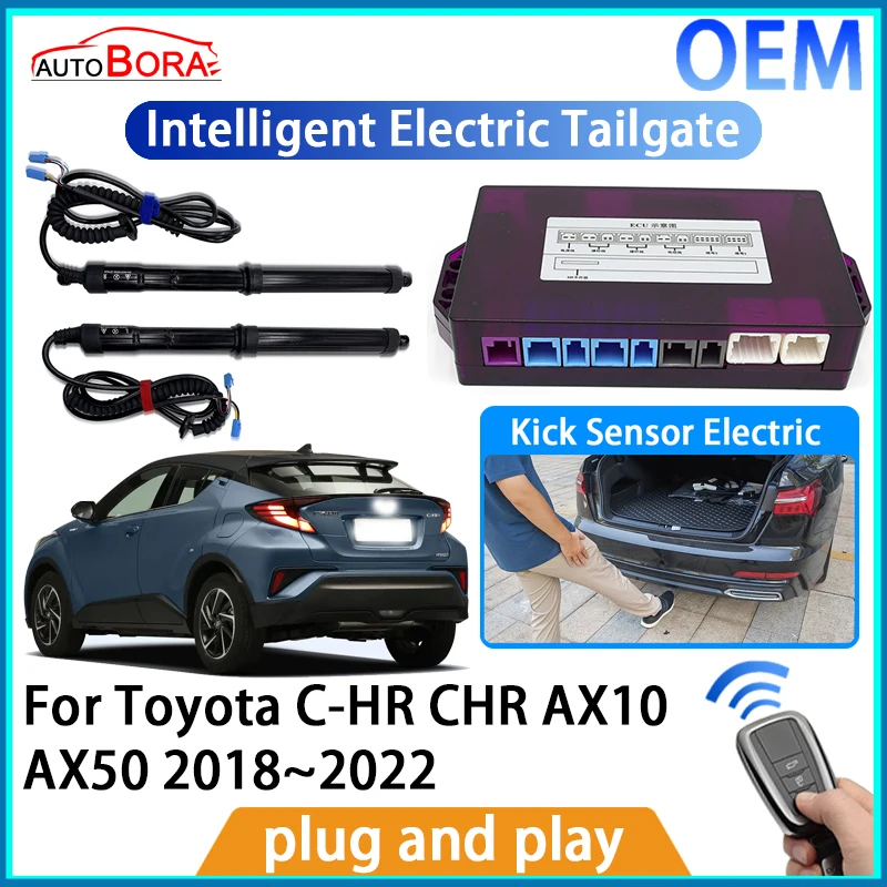 ZhuCamX-puerta trasera eléctrica inteligente, Kit de elevación automática, Control remoto, abridor de maletero para Toyota C-HR, CHR, AX10, AX50,