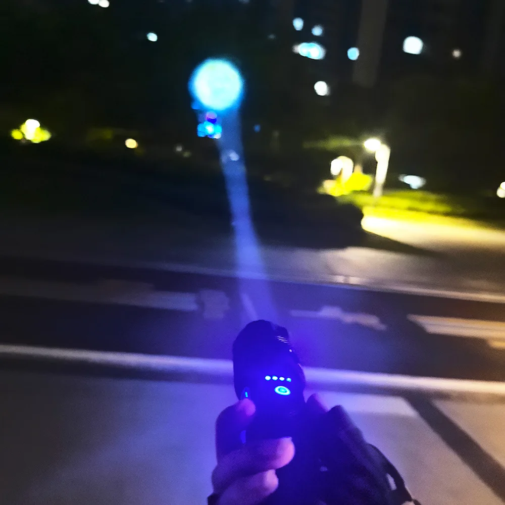 مشاعل Led قوية جديدة 5000 ضوء تكتيكي فائق السطوع 10000 أضواء الطوارئ تلسكوبي ضوء التكبير المدمج البطارية #6