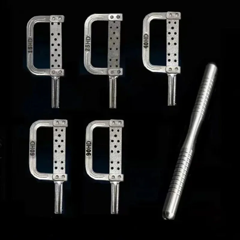 

1 комплект ручного использования, набор для остекления отделяющей поверхности, ортодонтическая шлицевая песчаная полоска, инструмент для полировки, линейка для измерения зазоров