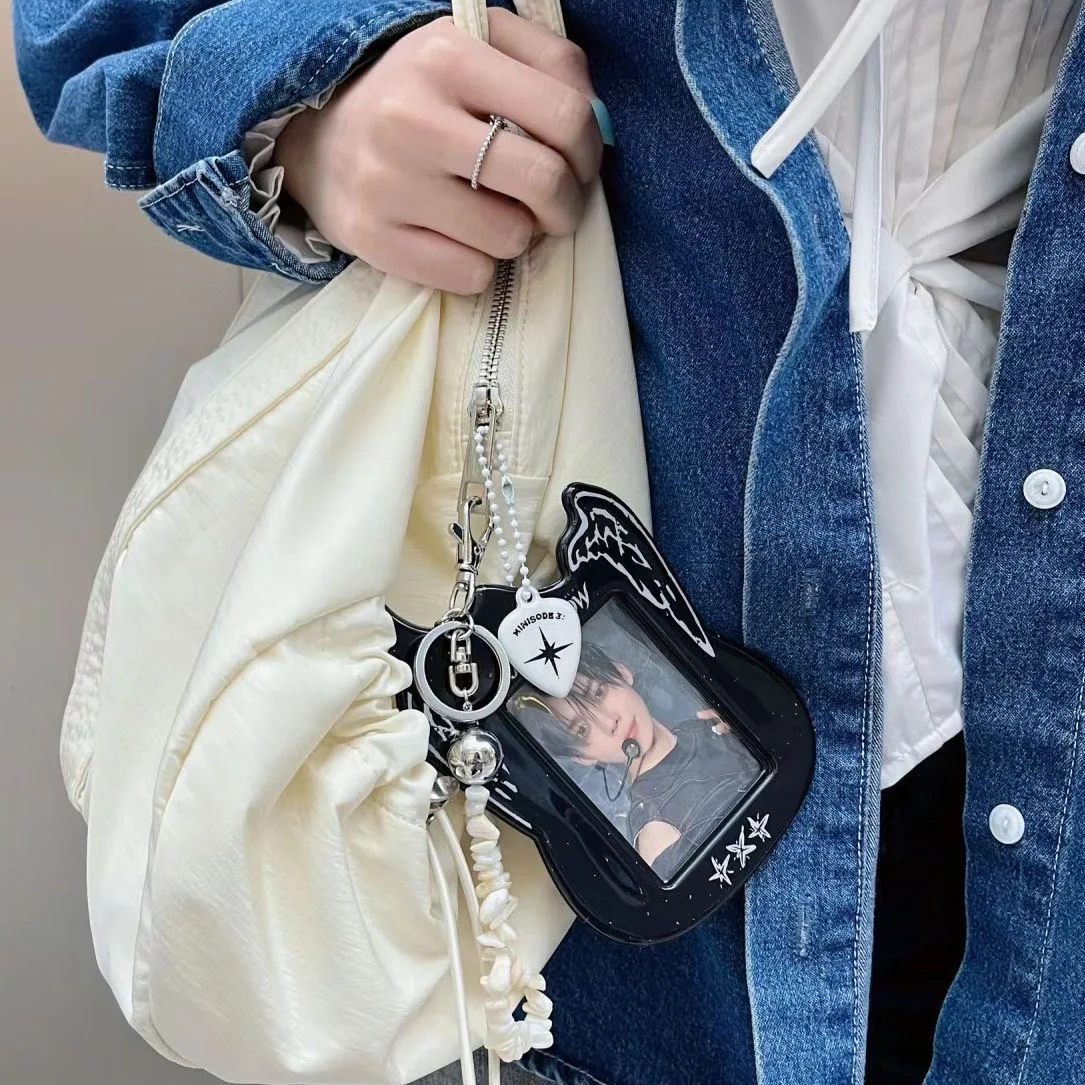 韓国コスプレアイドル PVC カードホルダー、さまざまなカードバッグ収納、インディスプレイペンダント