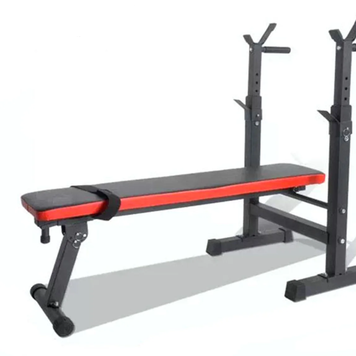 

Adjustable Weight Bench with Barbell Rack Gym Bench Press Workout Weight Bench