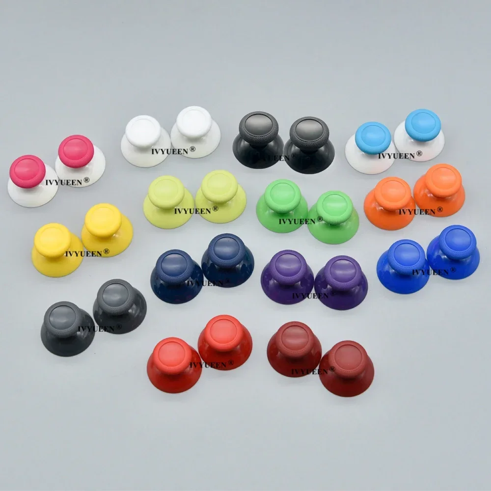 IVYUEEN 2 PCS 3D Analog Thumb Sticks for Microsoft XBox Series X S Original Controller Thumbsticks Joystick Grip Cap Repair Part