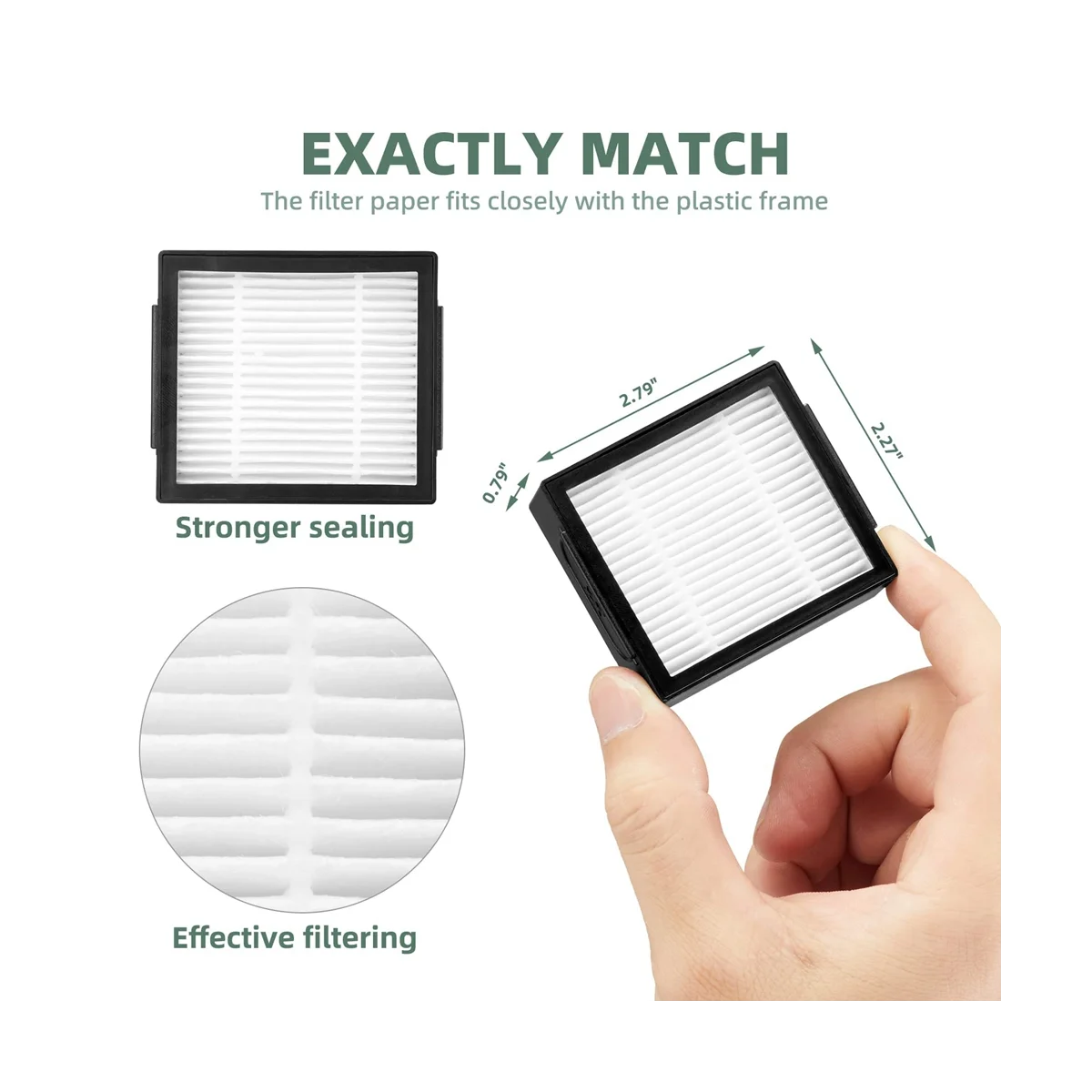 Filtro HEPA de repuesto para IRobot Roomba Combo J7 +, piezas de accesorios de aspiradora