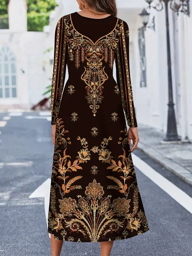 Imagen 2 del producto Vestido elegante a la moda para mujer, vestido informal holgado, vestido para mujer, nuevo temperamento