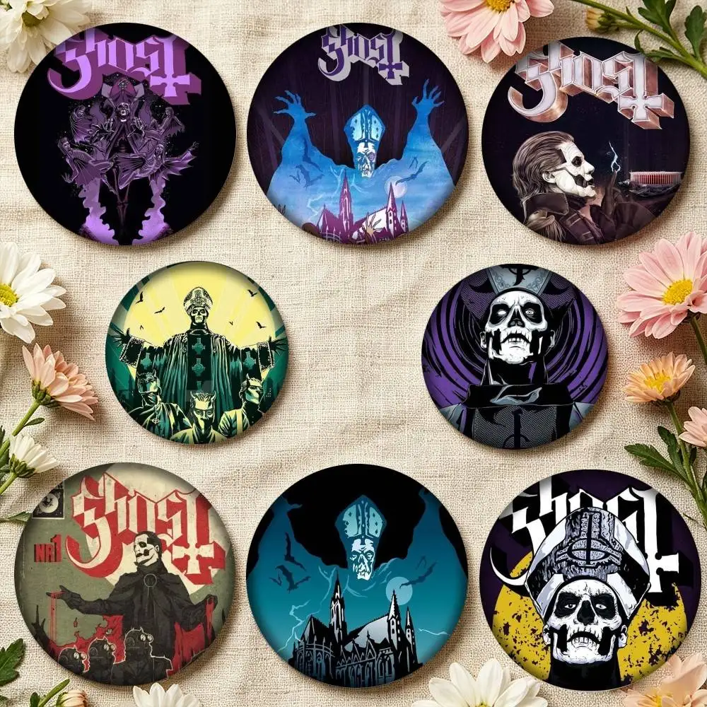 Pop Band T-The Ghosts 25mm 32mm 44mm 58mm 75mm Brooches Badges Pins for Accessories Gift