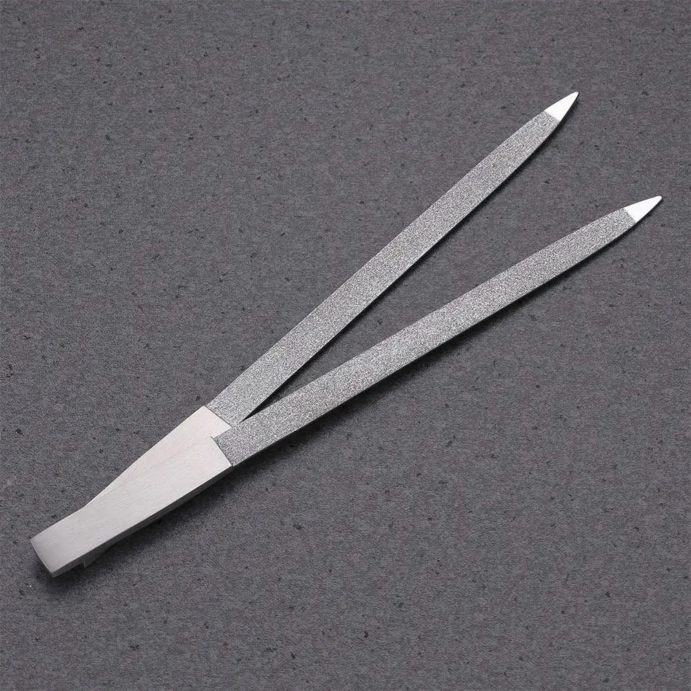 

4Pcs Reusable Steel Nail File Smooth Plated Sand Surface Stainless Manicure Tool for Home Salon Use Fine Grit Nail Buffer Travel