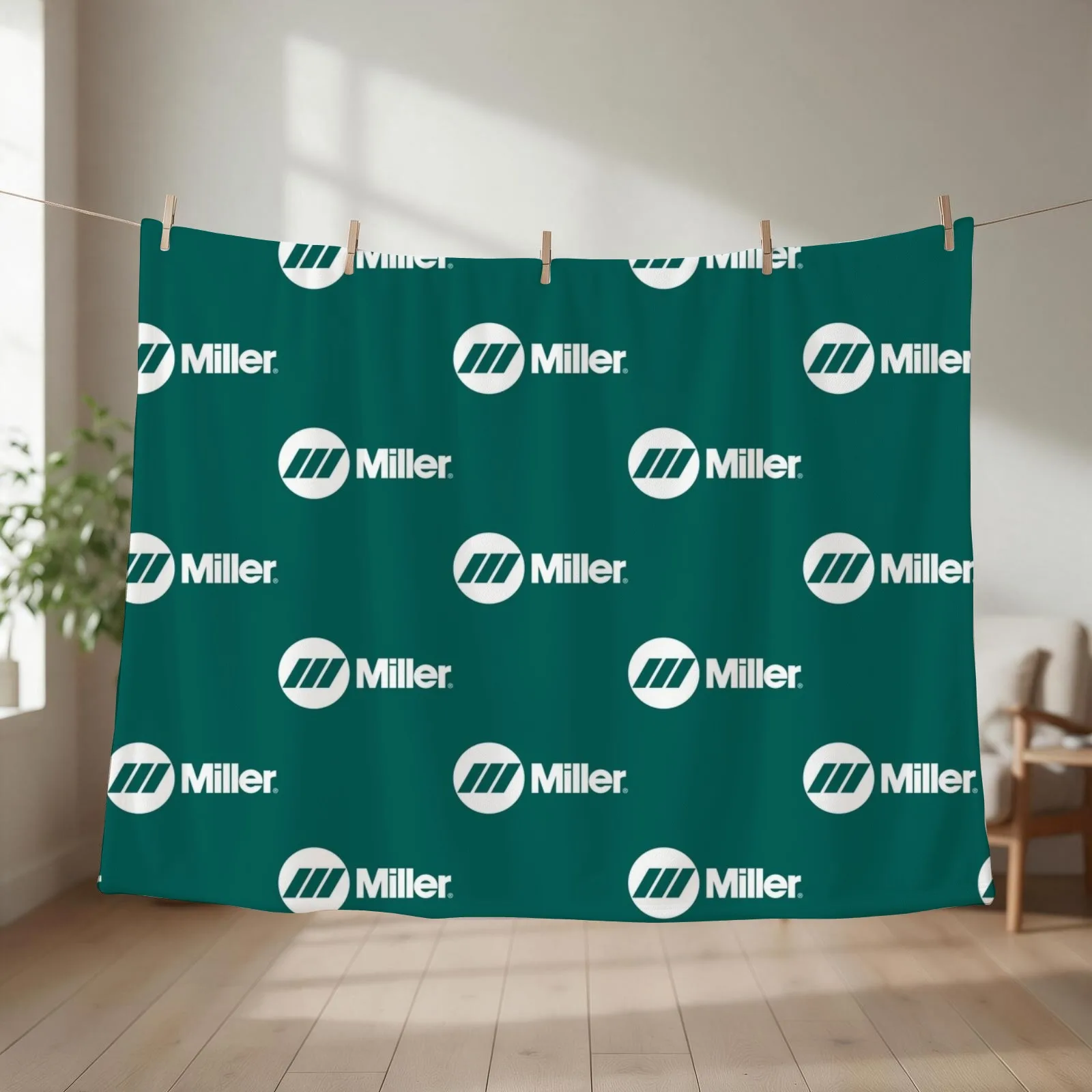 Millerr Welding Equipment White Logo Throw Blanket for babies Thins Luxury Designer Comforter Blankets
