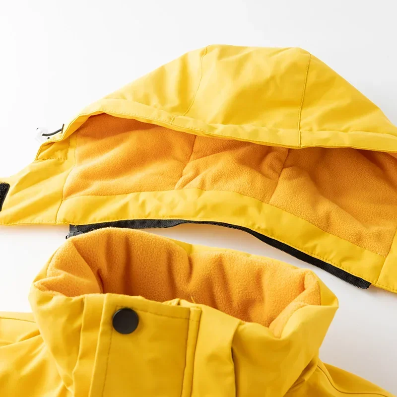 Non Set -30 Degree Children's Outdoor Thick Waterproof, Windproof, Warm, Individual Kids Ski Pants, Individual Kids Ski Suit