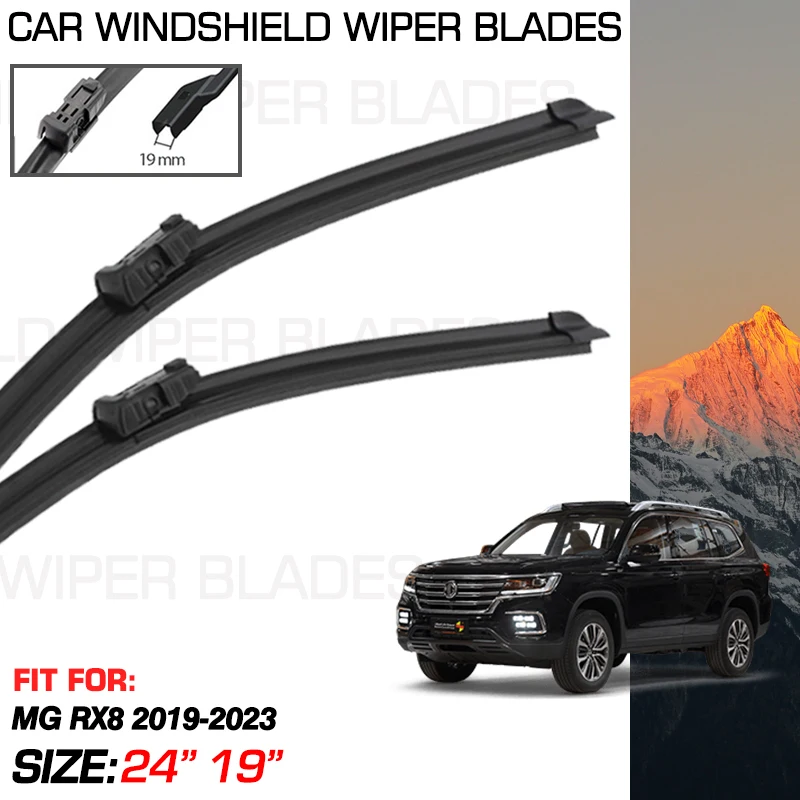 Car Wiper Blades For MG RX8 MGRX8 Roewe RX8 IS21 2019-2023 2022 2021 2020 Car Accessories Windshield Washer Brush Cleaning Parts