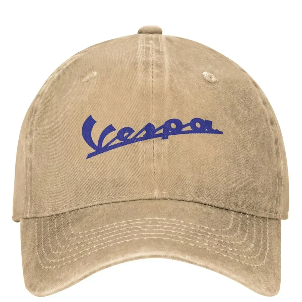 Men Women Italy Vespas Motorcycle Baseball Caps Vintage Distressed Washed Dad Hat Adjustable