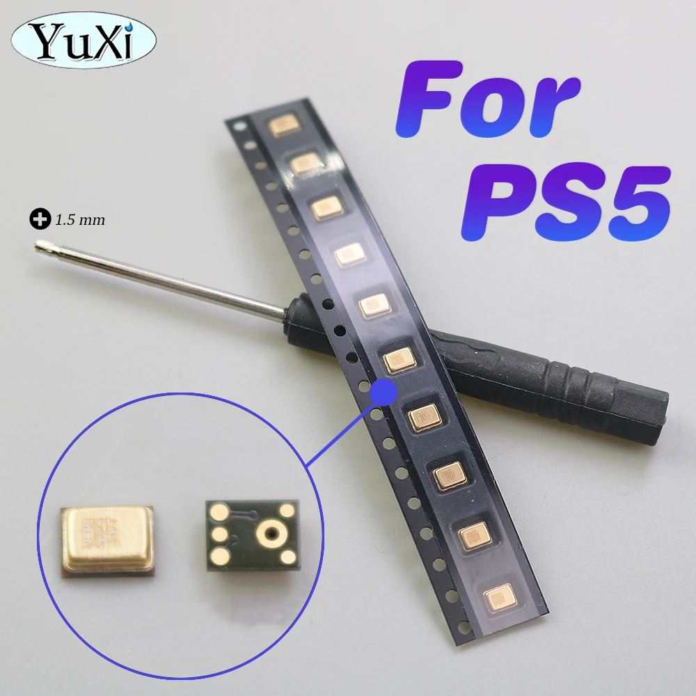 10 Pcs For PS5 Built-in Microphone Repair Accessories For Playstation DualSense 5 Microphone Ribbon Cable Replacement Parts