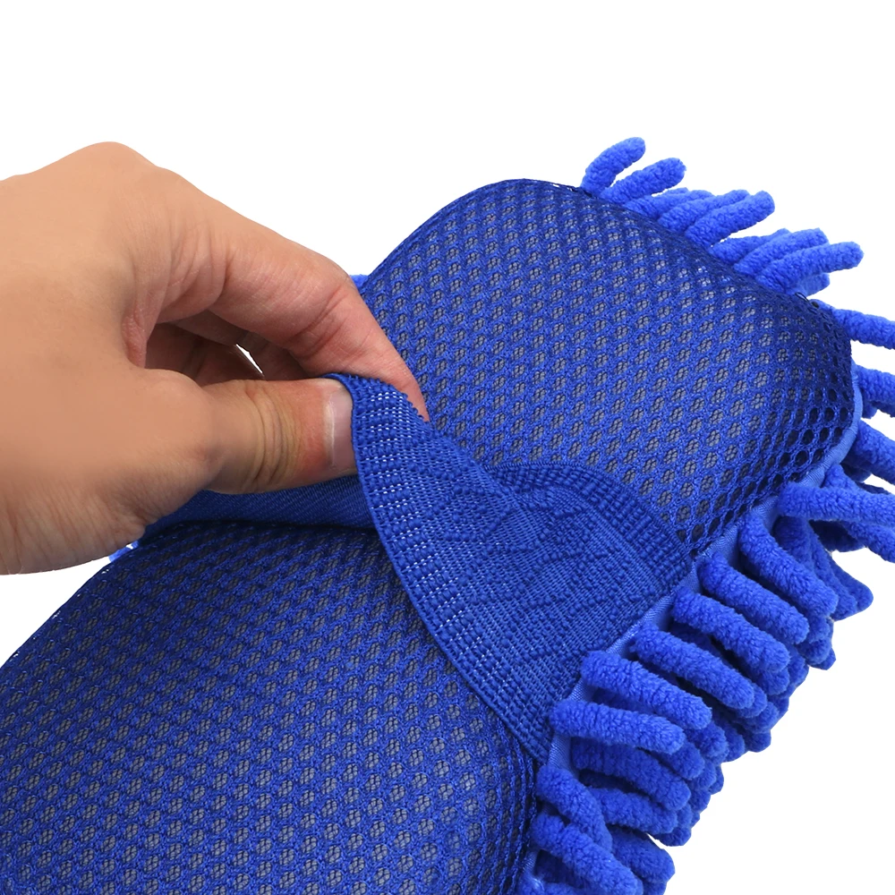 Paint Care Auto Maintenance Motor Motorcycle Brush Washer Car Window Body Washing Gloves Car Cleaning Soft Microfiber chenille