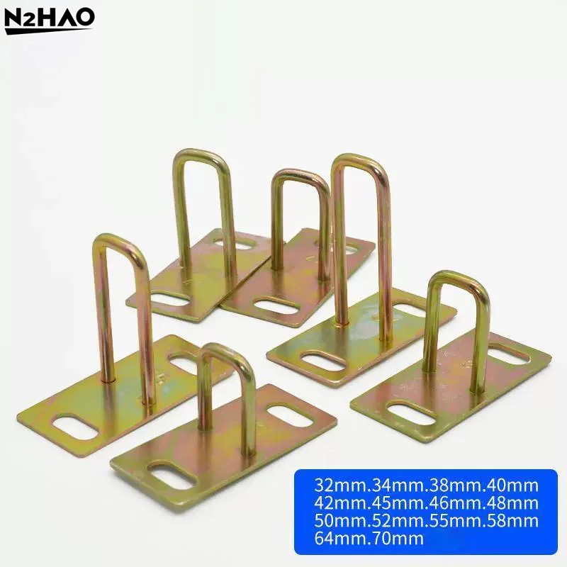 2Pcs Metal Multisizes Seat Cushion Lock Metal Pedal Lock Plate Catch Buckle Motorcycle Accessories Electric Vehicle Parts