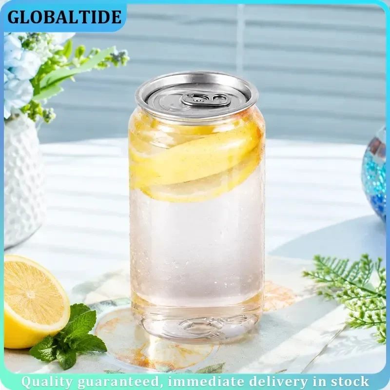 330ml Water Drinks Bottles Pet Bottle Drink Storage Bottle Ring-pull Cans Milk Tea Cups Safety Juice Cups for Home Shop