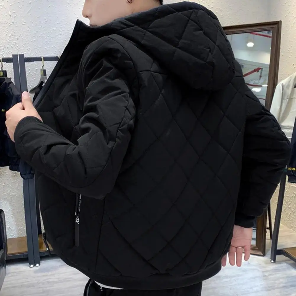 

Autumn And Winter Models Zip Cardigan Sweatshirt Men's Hooded Loose Large Size Casual Sports Jacket Elastic Cotton Outwear