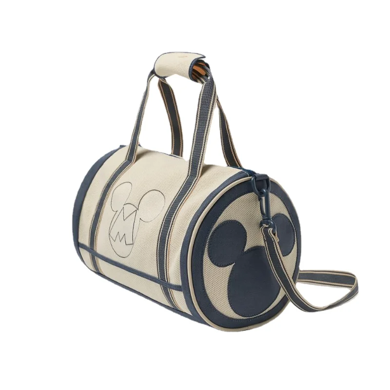 Disney Mickey Mouse Women Crossbody Bags Mickey Canvas Shoulder Bag Fashion Hangbag Girls Solid Color Daily Totes Sports Bags