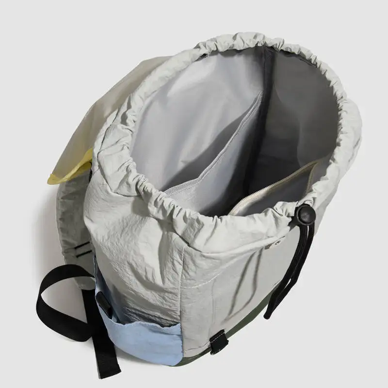 حقيبة كتف خارجية خفيفة الوزن مزدوجة الكتف على ظهره أنيقة وكبيرة السعة حقيبة ركاب حقيبة يد عادية حقيبة كتف #5