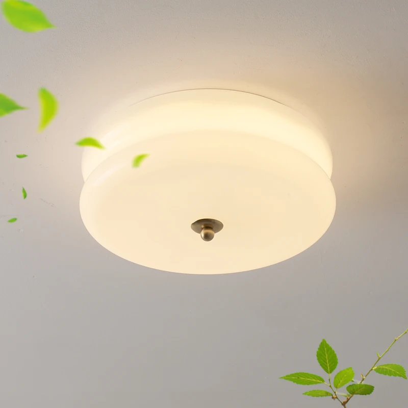 

Bauhaus LED Glass Ceiling Lamp Danish Designer Minimalist Light Living Dining Room Bedroom Corridor Study Lighting Fixture