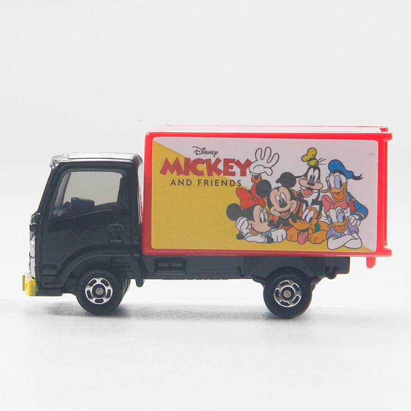 Takara Tomie Isuzu Elf Mickey Friends Truck Mini Motorvoertuig Model Gegoten Legering Auto Model Speelgoed Cadeau Voor Kinderen