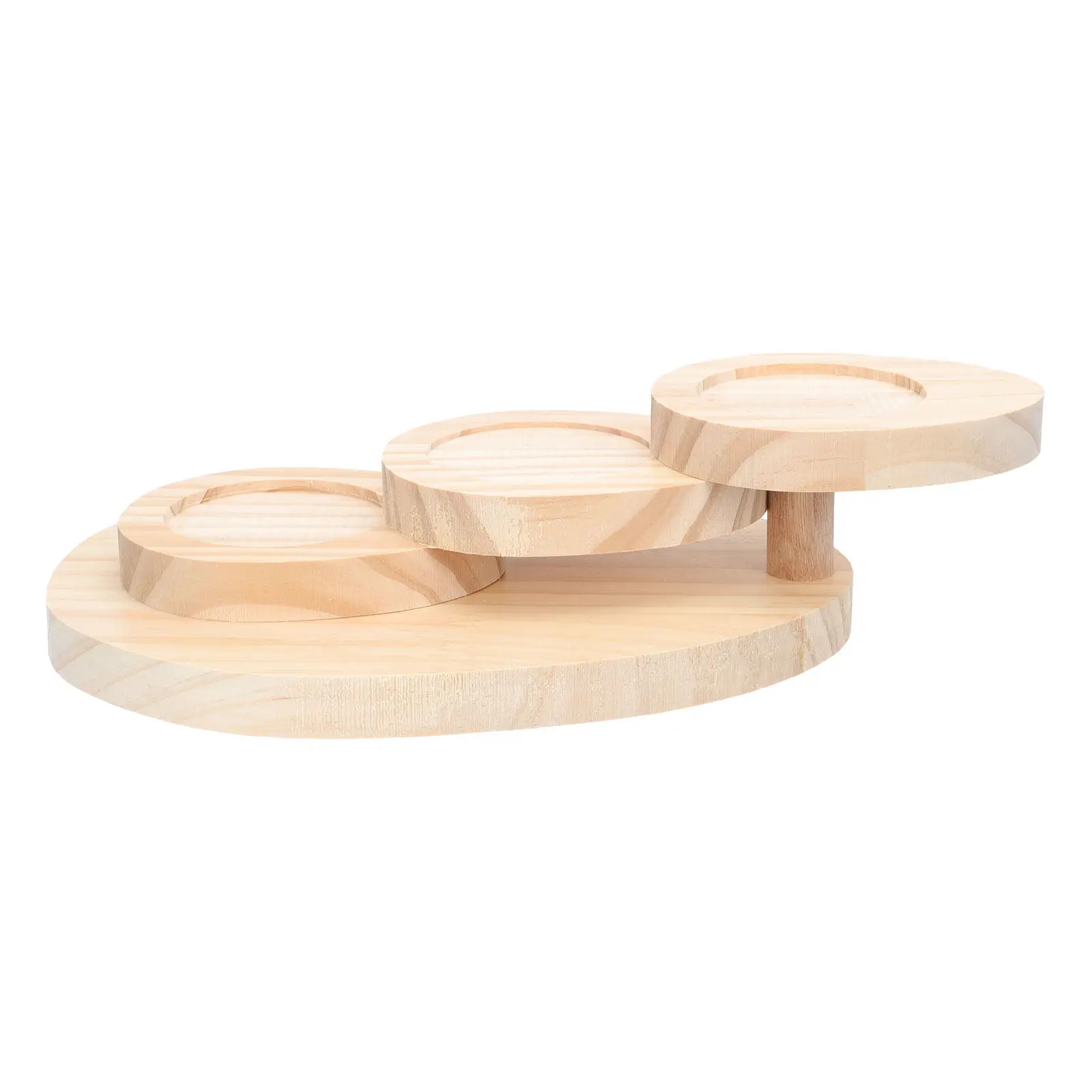 Premium Wood Dessert Display Rack Multi-Tier Cake Stand for Weddings Birthdays Anniversaries Engagements Family Reunions Flower