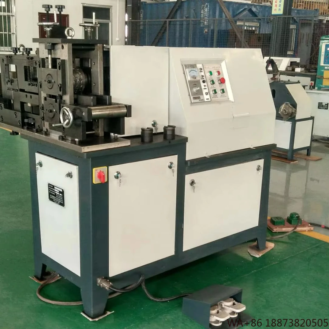 معدات التزوير الحديد تزوير الباردة المتداول آلة النقش مربع/جولة الصلب آلة التخريش رمح مزدوج محرك الحديد المسطح #2