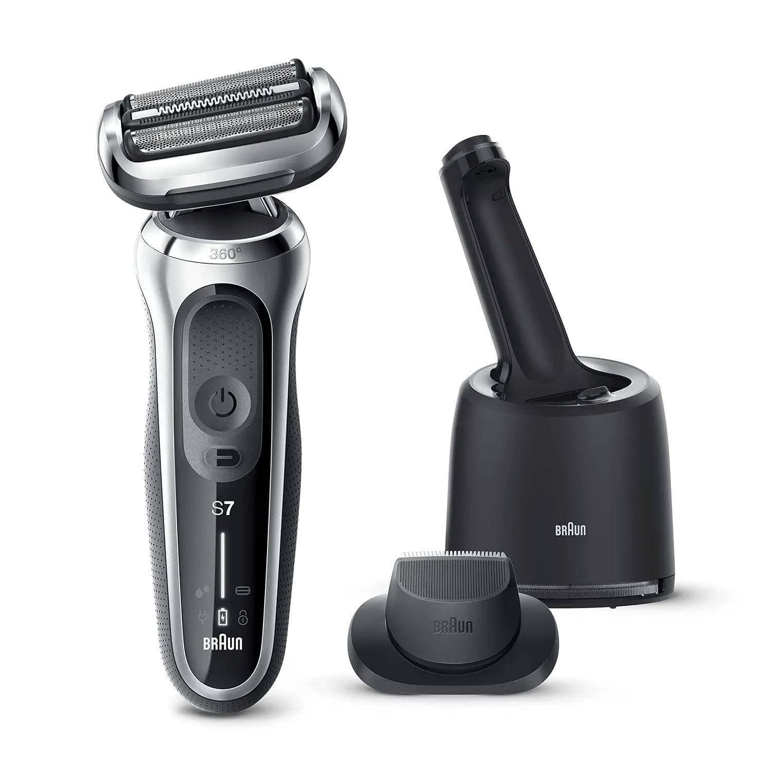 Series 7 70-S7200cc Foil Foil Shaver, 360° Flex, Stainless Steel